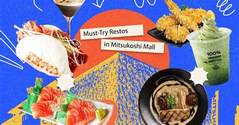 Ultimate Food Guide to Mitsukoshi Mall in BGC, Taguig City.